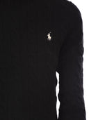 Polo Ralph Lauren Wool And Cashmere Cable Knit Turtleneck Sweater