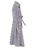 Polo Ralph Lauren Striped Chemisier With Belt