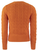 Polo Ralph Lauren Plaited Cardigan With Long Sleeves