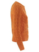 Polo Ralph Lauren Plaited Cardigan With Long Sleeves