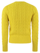 Polo Ralph Lauren Plaited Cardigan With Long Sleeves