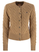 Polo Ralph Lauren Wool und Kaschmir -Kabel -Strickjacke