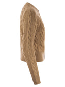 Polo Ralph Lauren Wool und Kaschmir -Kabel -Strickjacke