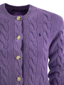 Polo Ralph Lauren Wool And Cashmere Cable Knit Cardigan