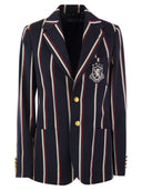Polo Ralph Lauren Striped Blazer mit Wappen