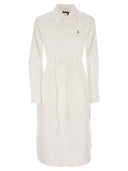 Polo Ralph Lauren Cotton Chemisier mit Gürtel