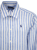 Polo Ralph Lauren Short, Loose Fitting Linen Shirt