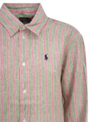Polo Ralph Lauren Short, Loose Fitting Linen Shirt