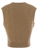 Polo Ralph Lauren Wool And Cashmere Cable Knit Vest