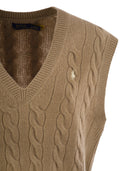 Polo Ralph Lauren Wool And Cashmere Cable Knit Vest