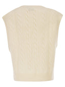 Polo Ralph Lauren Wool And Cashmere Cable Knit Vest