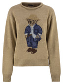 Polo Ralph Lauren Bear Polo Shirt med rullet krave