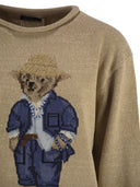 Polo Ralph Lauren Bear Polo Shirt med rullet krave