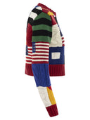 Polo Ralph Lauren Crew Neck Sweater With Flag