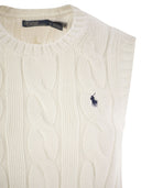 Polo Ralph Lauren, die Baumwoll -Kurzweste gefüllt