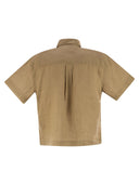 Polo Ralph Lauren linnen shirt met korte mouwen