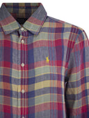 Polo Ralph Lauren Calssic Fit Linen Plaid Shirt