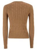 Polo Ralph Lauren Cotton Cable Knit Crew Neck Jumper