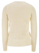 Polo Ralph Lauren Plaited Wool And Cashmere Crew Neck