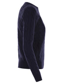 Polo Ralph Lauren Plaited Wool And Cashmere Crew Neck