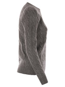 Polo Ralph Lauren Plaited Wool And Cashmere Crew Neck