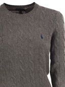 Polo Ralph Lauren Plaited Wool And Cashmere Crew Neck