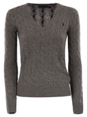Polo Ralph Lauren Wool e Jumper a maglia via cavo Cashmere