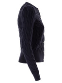 Polo Ralph Lauren Cable Knit Cotton Crew Neck Cardigan