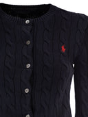 Polo Ralph Lauren Cable Knit Cotton Crew Neck Cardigan