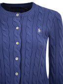 Polo Ralph Lauren Cable Knit Cotton Crew Neck Cardigan