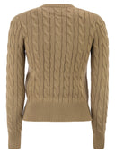 Polo Ralph Lauren Cable Knit Cotton Crew Neck Cardigan