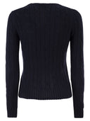 Polo Ralph Lauren Cotton Cable Knit Crew Neck Jumper