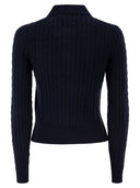 Polo Ralph Lauren Cotton Cable Knit Cardigan With Collar