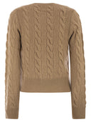 Polo Ralph Lauren Wool And Cashmere Cable Knit Cardigan