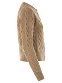 Polo Ralph Lauren Wool And Cashmere Cable Knit Cardigan