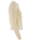Polo Ralph Lauren Wool And Cashmere Cable Knit Cardigan