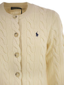 Polo Ralph Lauren Wool And Cashmere Cable Knit Cardigan