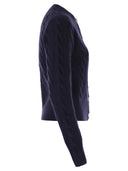 Polo Ralph Lauren Wool And Cashmere Cable Knit Cardigan