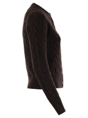 Polo Ralph Lauren Wool And Cashmere Cable Knit Cardigan