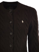 Polo Ralph Lauren Wool And Cashmere Cable Knit Cardigan