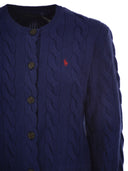 Polo Ralph Lauren Wool And Cashmere Cable Knit Cardigan