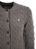 Polo Ralph Lauren Wool And Cashmere Cable Knit Cardigan