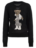 Polo Ralph Lauren Bear Cotton Crew Camiseta de cuello