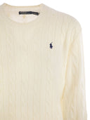 Polo Ralph Lauren Plaited Wool And Cashmere Crew Neck