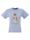 Polo Ralph Lauren Cotton T Shirt With Polo Bear Print