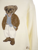 Polo Ralph Lauren Cotton Jumper With Intarsia Polo Bear