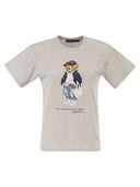 Polo Ralph Lauren Cotton T Shirt With Polo Bear Print