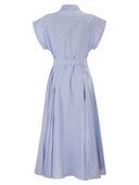 Polo Ralph Lauren Striped Cotton Shirt Dress With Belt
