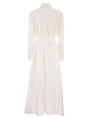 Polo Ralph Lauren Long Linen Shirt Dress With Belt
