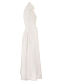 Polo Ralph Lauren Long Linen Shirt Dress With Belt